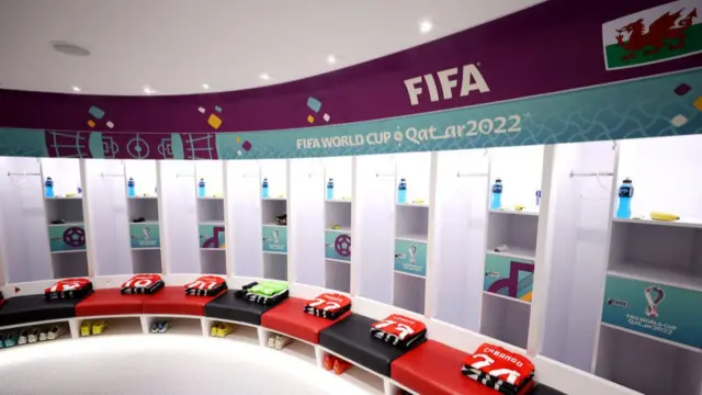 World Cup dressing room