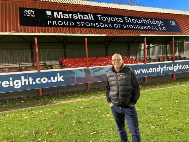 Andy Bullingham, vice chairman of Stourbridge FC