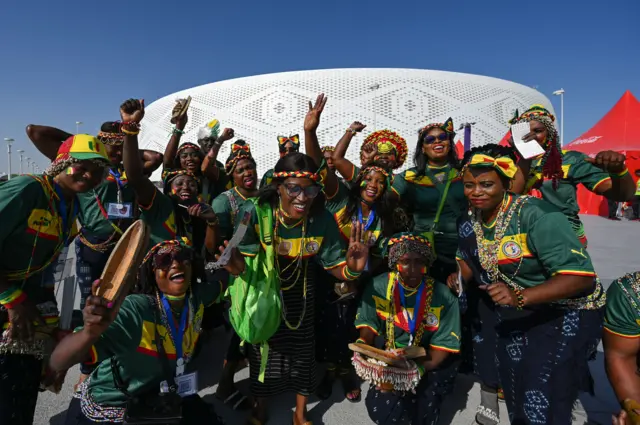 Senegal fans