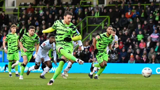 Connor Wickham scores for Forest Green