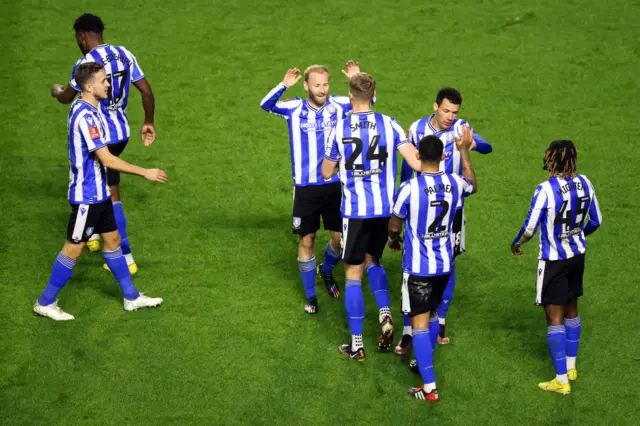 Sheffield Wednesday celebrate