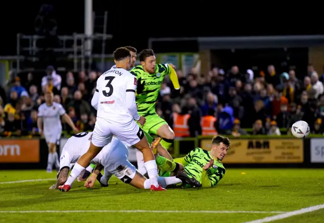 Josh March scores for Forest Green