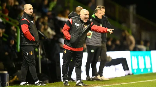 Non-league Alvechurch knocked out of the FA Cup second round by League One side Forest Green.