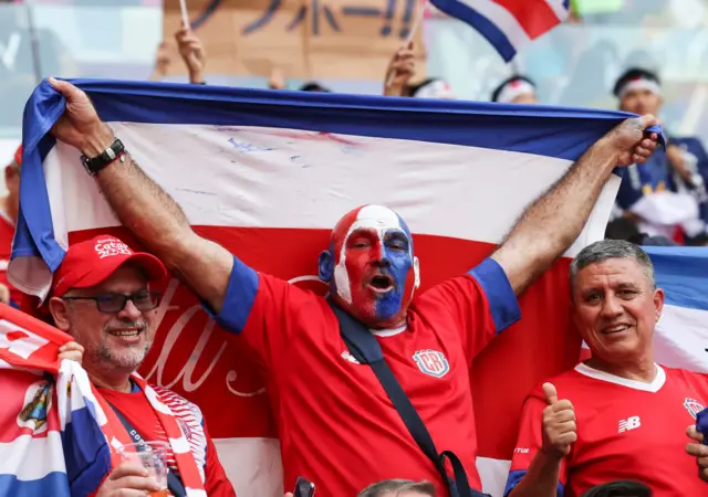 Costa Rica fans