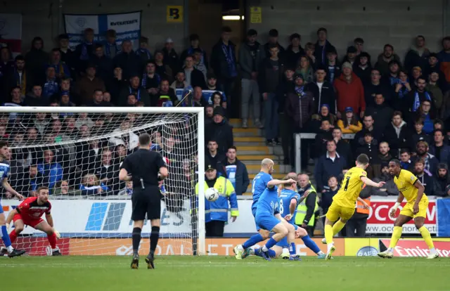 Jonny Smith scores for Burton