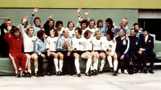 West Germany with the World Cup in 1974