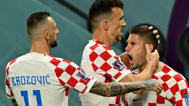 Croatia celebrate