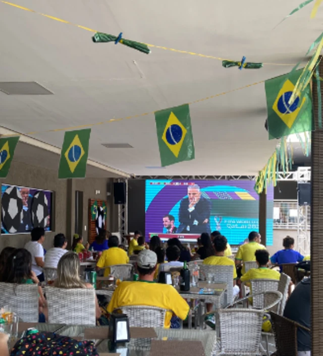 Iain watching in Brazil