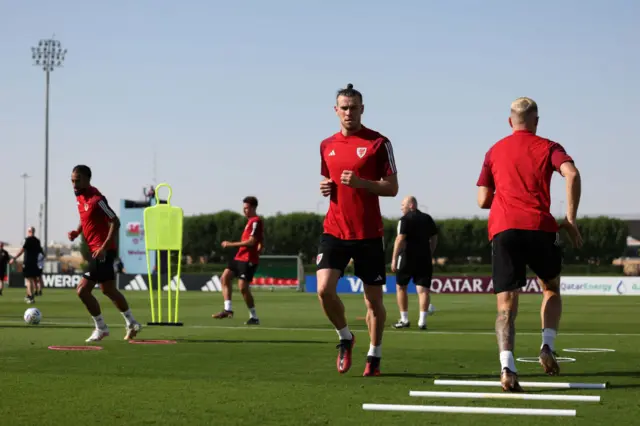 Wales training