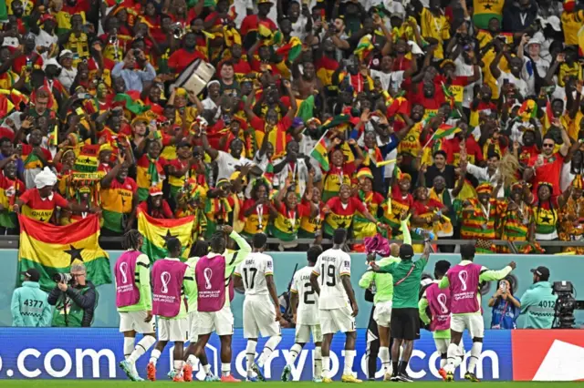 Ghana players