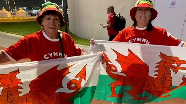 Julie Morgan, 65 and Julie Cashell, 46, from Abergavenny