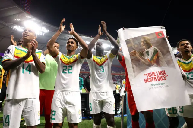 Senegal players