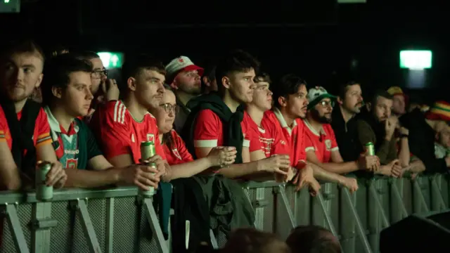 Fans at the TramShed in Cardiff