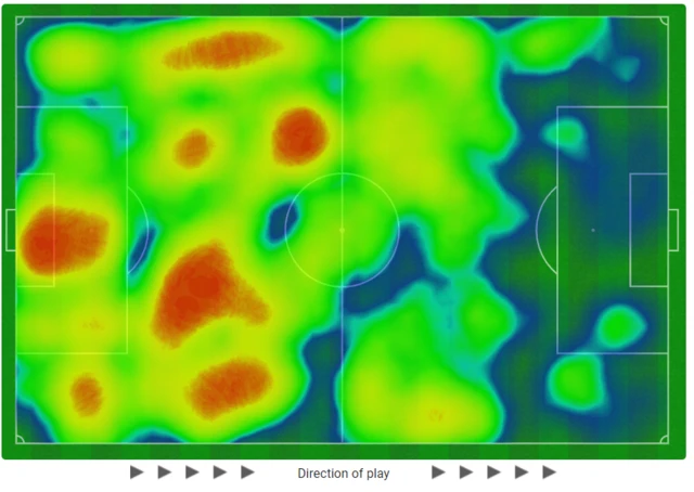 Iran heat map