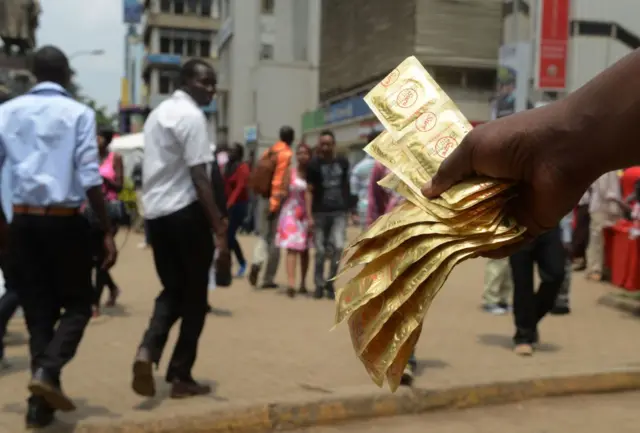 Free condoms in Kenya