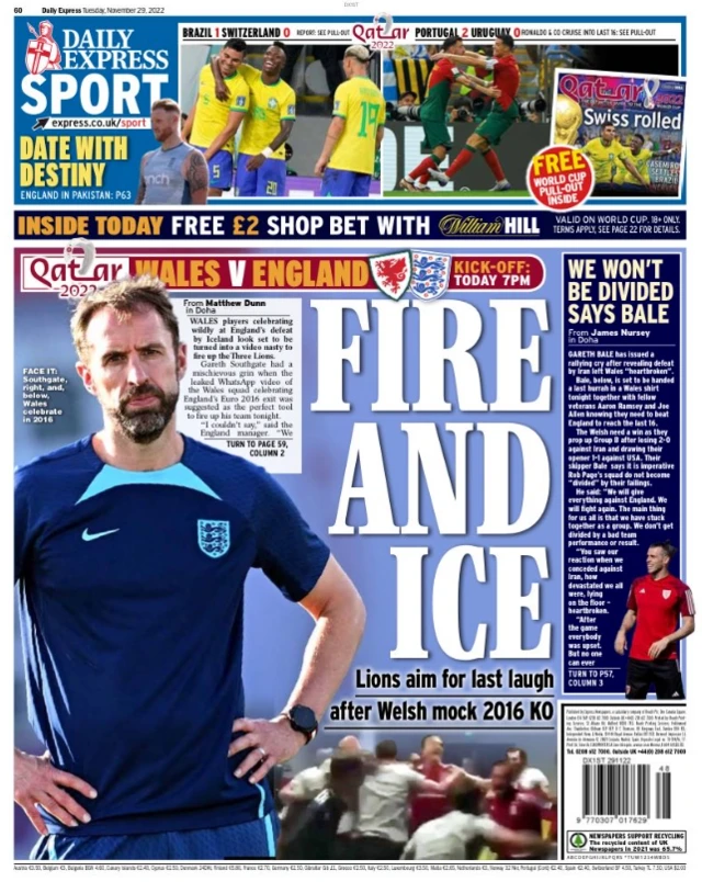 Express back page