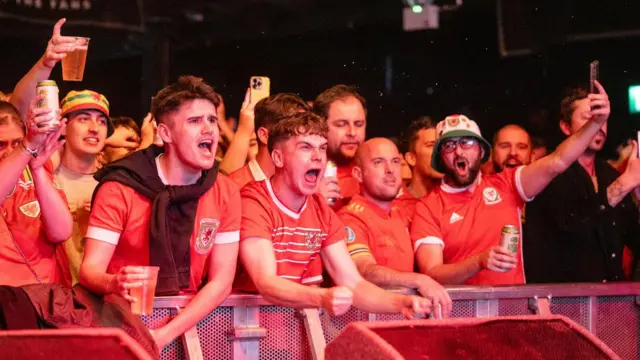 Fans at the TramShed in Cardiff