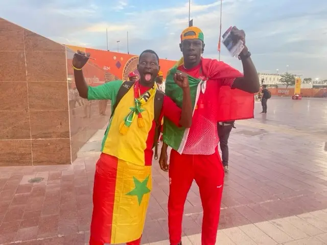 Senegal fans