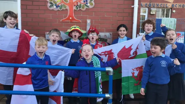 Carreghofa primary school in Llanymynech