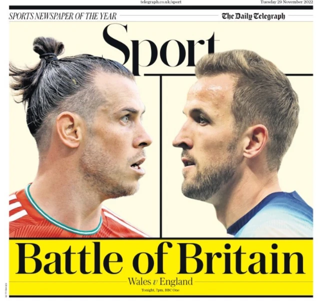 Telegraph back pages