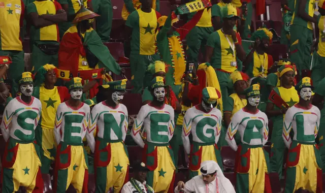 Senegal fans