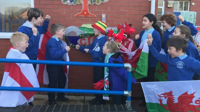 Carreghofa primary school in Llanymynech