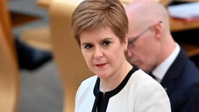 Nicola Sturgeon will face questions from the leaders of the Scottish Tories and Scottish Labour