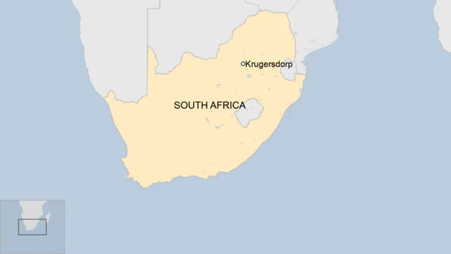 A map of South Africa