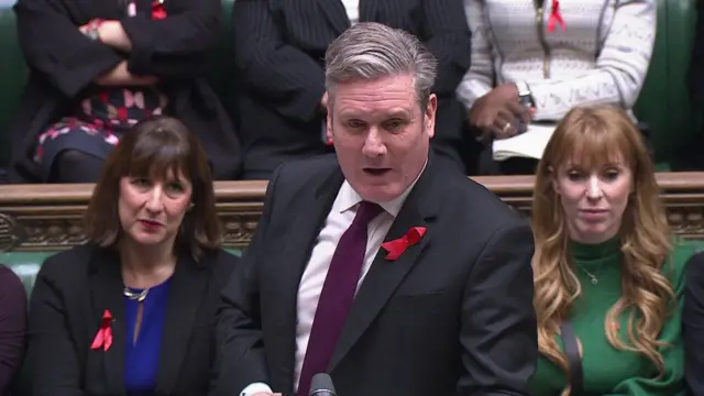 Sir Keir Starmer speaking