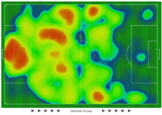 Poland heat map