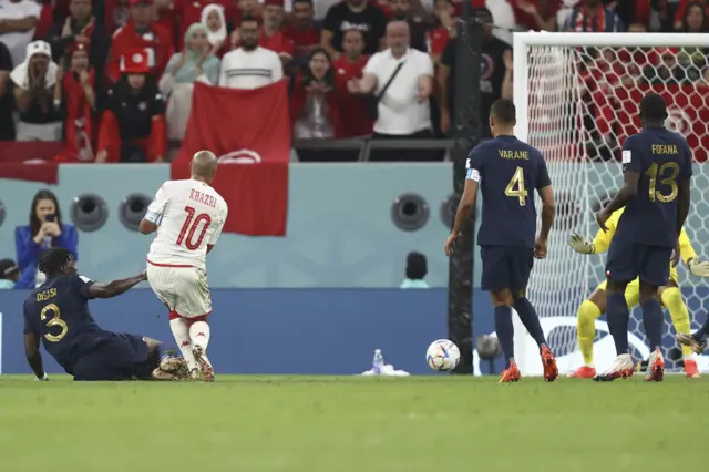 Wahbi Khazri scores for Tunisia.