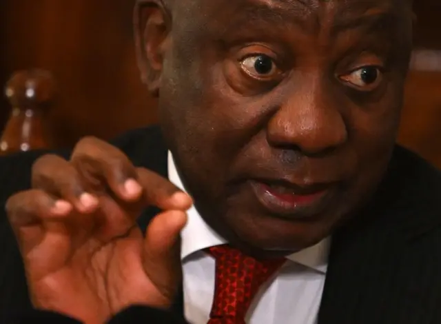 South Africa's President Cyril Ramaphosa