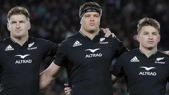 (Left to right) Jordie, Scott and Beauden Barrett