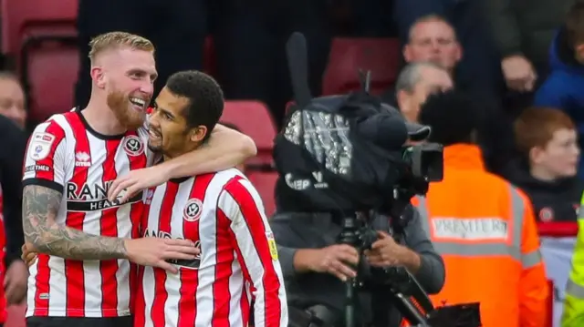 Sheff Utd celebrate