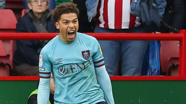 Burnley celebrate