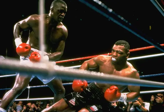 Buster Douglas and Mike Tyson