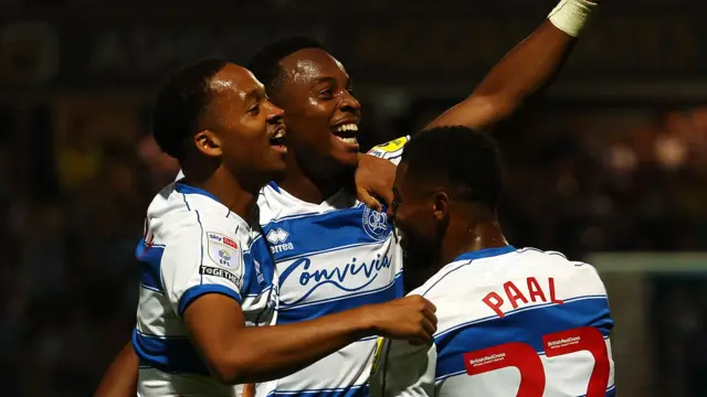 QPR players celebrating