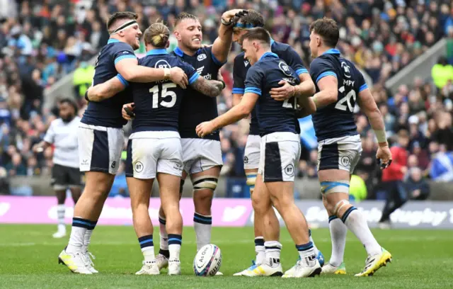 Scotland celebrate