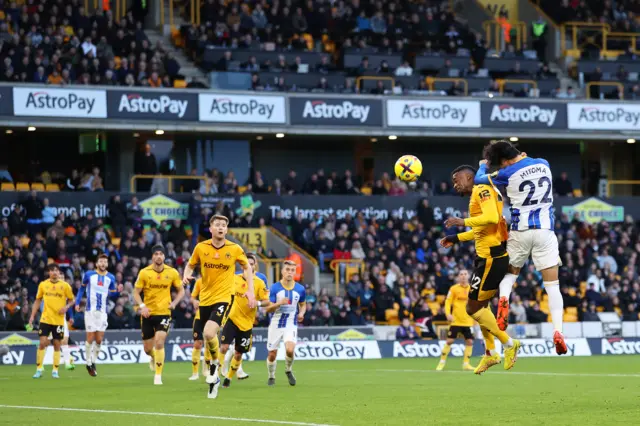 Kaoru Mitoma scores their Brighton's second goal