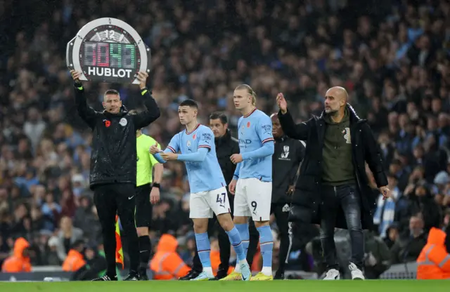 Phil Foden and Erling Haaland