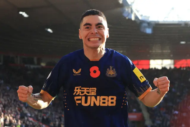 Almiron scores for Newcastle