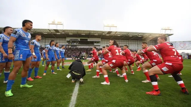 Tonga pre-match