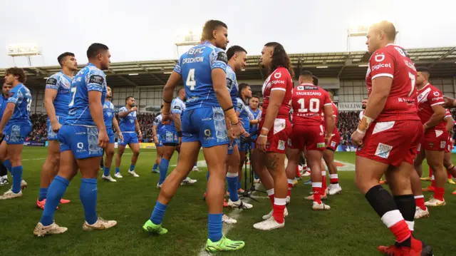 Tonga and Samoa face off