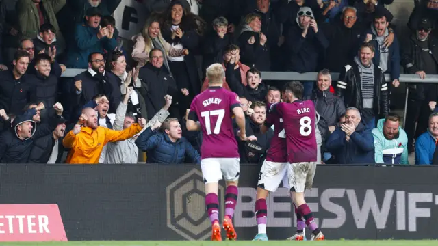 Derby celebrate