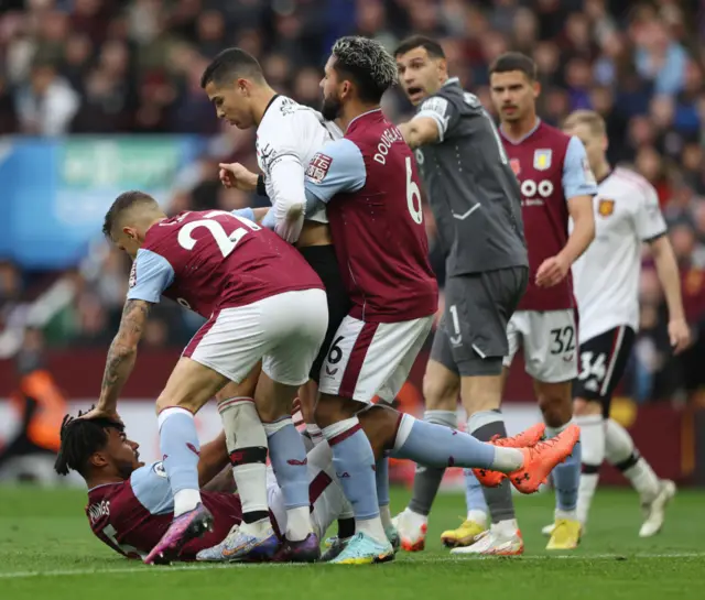 Aston Villa v Manchester United