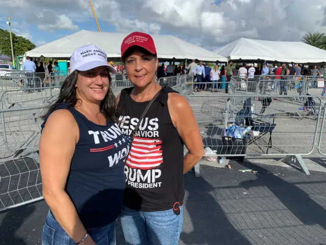 Two women that support Trump