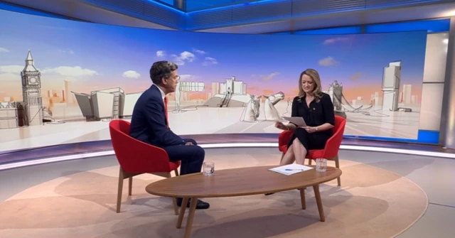 Ed Miliband talks to Laura Kuenssberg