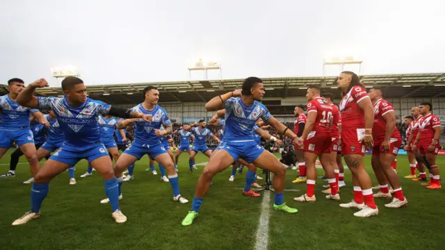 Samoa pre-match