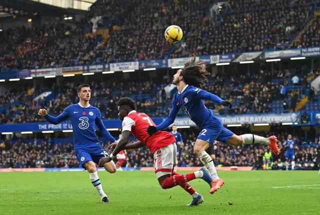 Cucurella fouling Saka