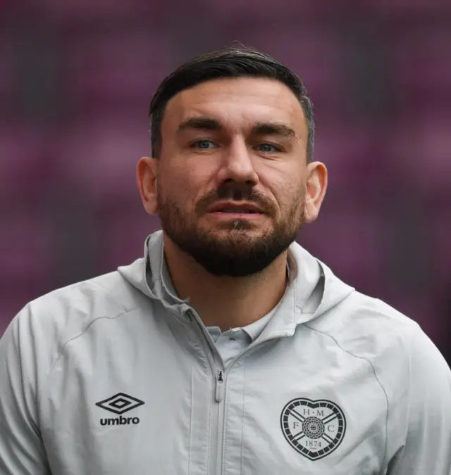 Hearts midfielder Robert Snodgrass